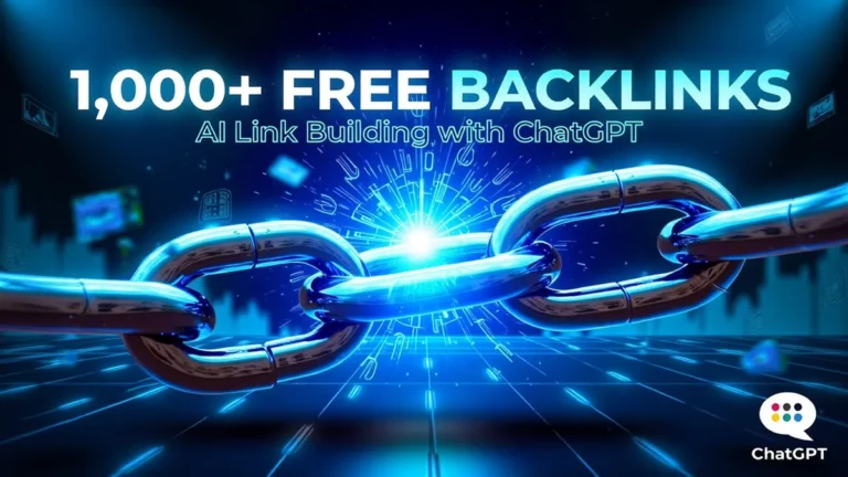 FREE Backlinks with ChatGPT