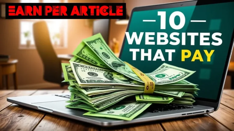 10 Websites That Pay Freelance Writers