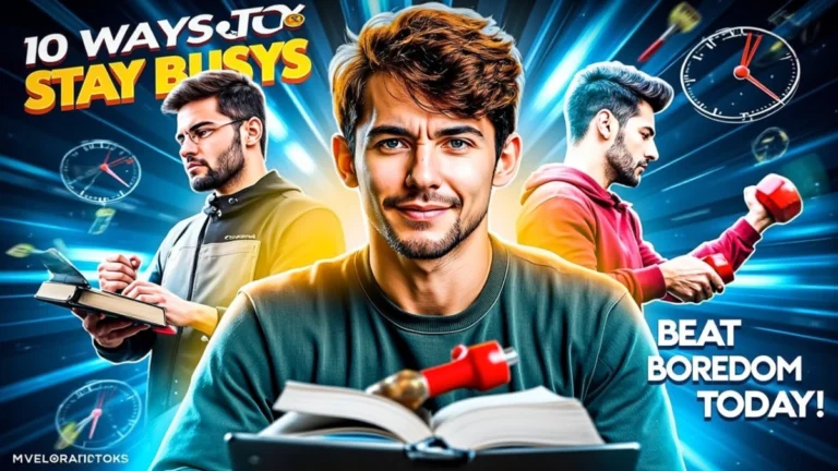 how to keep yourself busy​​​​​​