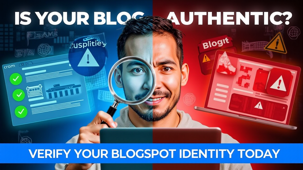 how can i know if my blogspot blog is authentic