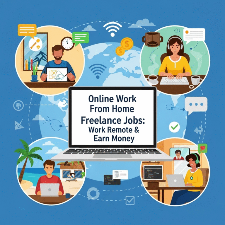 Online Work From Home Freelance Jobs Work Remote & Earn Money