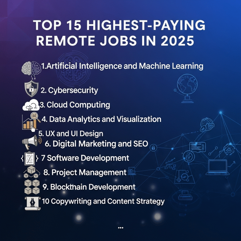 Top 15 Highest-Paying Remote Jobs in 2025